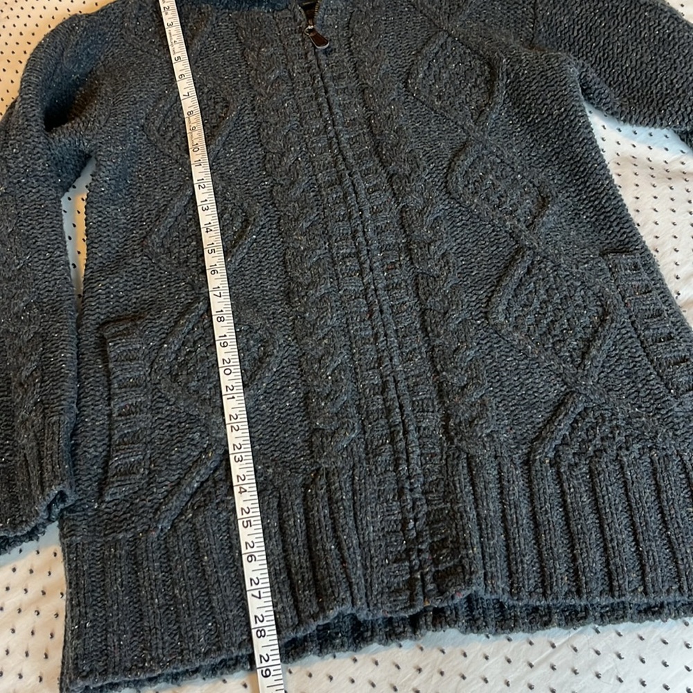 Pendleton Aran cable sweater jacket - Picture 9 of 10